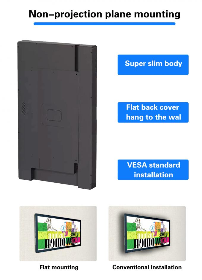 Wandmontierter Aufzug Android 21.5 " 32 " 18.5 " Smart Video Player in Fernbedienungssoftware 7