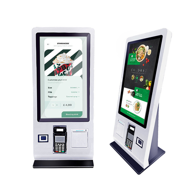 23,6 Zoll-Touch Screen Selbstservice-Zahlungs-Kiosk mit RK3399 2G RAM 16G ROM