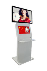 Elektrische geführte Zeichen-Kiosk-Innendigitale Beschilderung, Doppelschirm LCD-Werbungs-Spieler