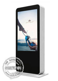 Werbungs-Spieler-digitale Beschilderung Floorstanding wasserdichte 3G Wifi Lcd im Freien