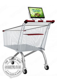 Werbungs-Akku der 12,1 Zoll-Supermarkt-Einkaufslaufkatzen-Bus-digitalen Beschilderung
