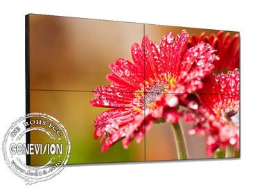 Ultra schmale Einfassung 55&quot; Videohelligkeit 500 der digitalen Beschilderung der wand-1080P HD 3.5mm