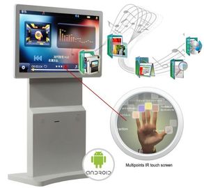 drehen drehbare digitale Beschilderung des Kiosk-43inch, Android 7,1 Wifi Schirm Lcd-Werbungs-Stand, Multi-Note auf Wahl