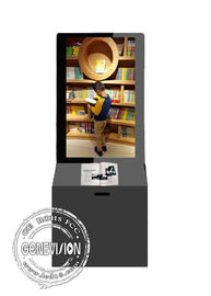 Volle Anzeigen-Kiosk-digitale Beschilderung HD Lcd, Monitor-Spenden-Kasten-Stände Lcd Digital