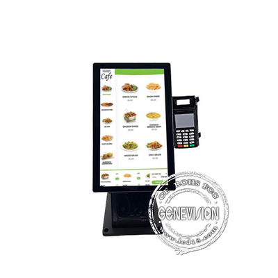 15.6 24 27 Zoll automatisches Zahlungsterminal Touch-Kioske mit Drucker und Post-Behälter für den Schalter