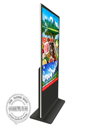 65&quot; 75&quot; 85&quot; Indoor Floor Standing Android 11 OS 4K Mall Werbung Kiosk Digital Signage Totem