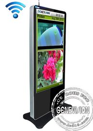 4G Kiosk LCD-Werbungs-Kiosk WIFIS Android Digital des Modul-700cd/m2 Digital Schirm-Kiosk