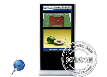 55 Zoll-Netz-digitale Beschilderung, 1500:1 Kontrast-Verhältnis-LCD-Bildschirm