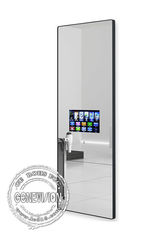 21,5 Wand-Berg Lcd-Anzeige des Zoll-1080P, kein Einfassungs-wechselwirkender magischer Spiegel-Werbungs-Spieler