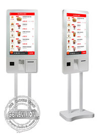 32 des Zoll-PCAP Einrichtungsmaschinen-Kiosk Touch Screen Selbstzahlungs-des Kiosk-Windows10 mit Thermal-Drucker