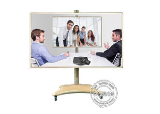 86 PC Zoll-wechselwirkender Touch Screen Whiteboard I3 I5 I7 OPS eingebautes Kamera-Mikrofon-Sprecher-Videokonferenz-System