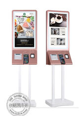 Service-Zahlungs-Kiosk Boden-stehender Touch Screen digitaler Beschilderung Selbstmit Positions-Anschluss