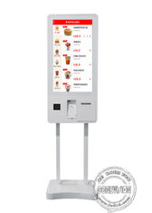 Service-Zahlungs-Kiosk Boden-stehender Touch Screen digitaler Beschilderung Selbstmit Positions-Anschluss