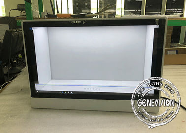 Wechselwirkender Touch Screen transparenter Lcd-Schaukasten 21,5 Zoll mit Windows/WIFI