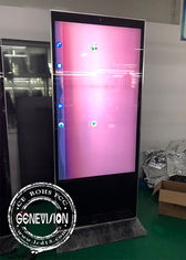 Super dünner Infrarottouch Screen Monitor-Kiosk-LCD-Bildschirm mit Kamera der Gesichtserkennungs-5.0Mpx