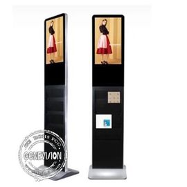 Innen-LCD-Monitor der Android-Kiosk-digitalen Beschilderung, der 22 Zoll mit Zeitungs-Regal annonciert