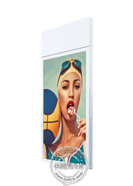 Nissen-Decke der Super Slim-Wand-Berg LCD-Anzeigen-hohen Helligkeits-700, die doppelten mit Seiten versehenen Werbungsschirm hängt