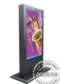 Verstärkender Kiosk USB der digitalen Beschilderung des Schirm-55inch FHD 1080p aktualisieren Kiosk Floorstanding LCD mit Kalender-Funktion