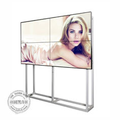 Nahtlose Videowand voller digitaler Beschilderung HD LCD 55 Zoll-ultra dünne Einfassung mit Klammer