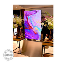 55&quot; transparenter Glas-Kiosk-kapazitiver Noten-Werbungs-Spieler Fahrwerk-Schirm LCD-digitaler Beschilderung