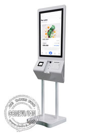Super dünner 27 Zoll-Restaurant-Selbstservice-Kiosk-kapazitiver Touch Screen mit System Androids 7,1