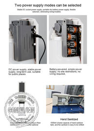 Temperatur-Detektor-Kamera-Kiosk-digitale Beschilderung 21,5 Zoll mit Handdesinfizierender Desinfizierer-Gel-Alkohol-Zufuhr