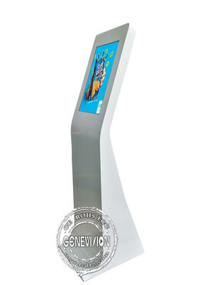 Das spezielle Reinweiß formt 27&quot; Kiosk Touch Screen I5 PCAP mit Gesichtserkennungs-Kamera