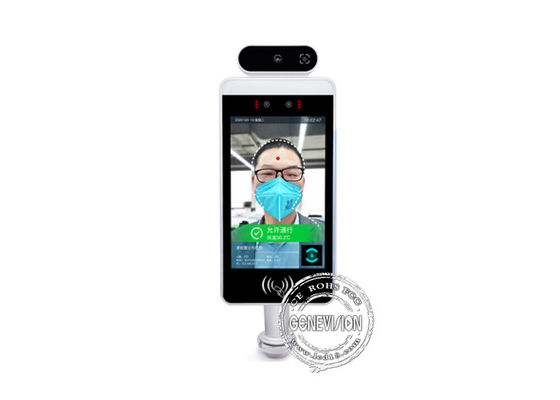 Temp-Scanner-Smart-Durchlauf-Schirm 8&quot; Android - Tablet-Gesichtserkennungs-Digital-Thermometer