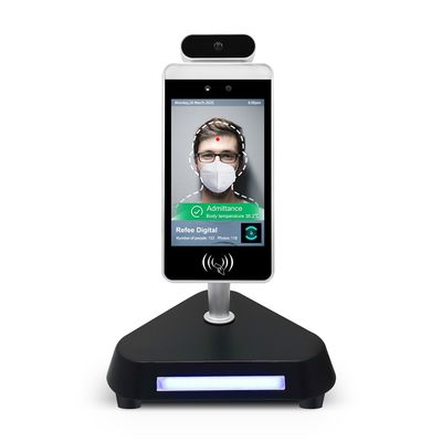 Gesichtserkennungs-Körper-Temperaturprüfungs-Kiosk IPS LCD