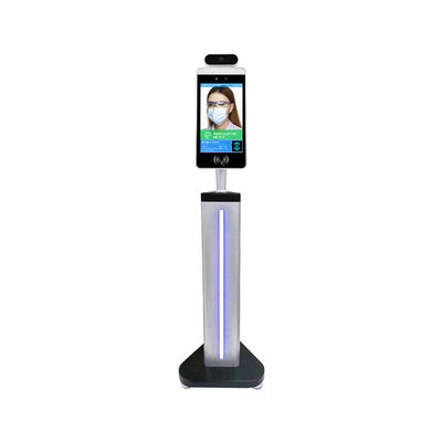 Boden-stehender Gesichtserkennungs-Temperatur-messender Kiosk mit 8&quot; LCD-Anzeige