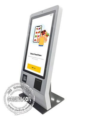 Selbstservice Android oder PC Zahlungs-Kiosk-Maschine mit 80mm Thermal-Drucker
