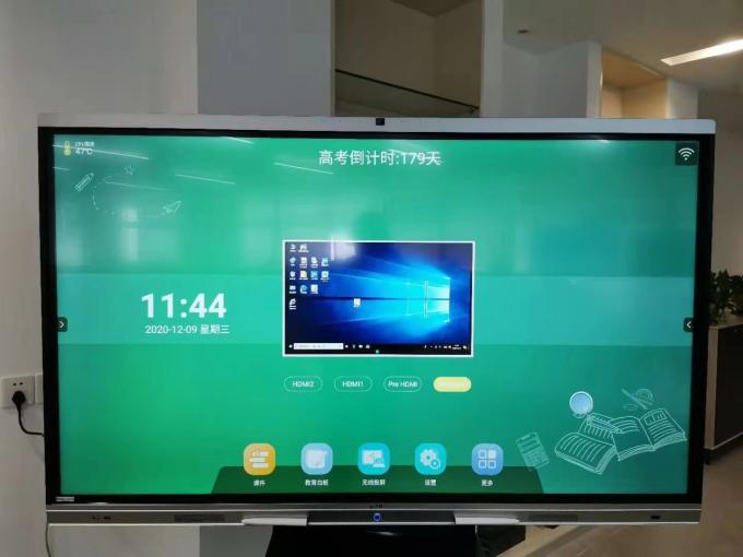 75" Touch Screen des dualen Systems 4K intelligentes Brett wechselwirkendes Whiteboard