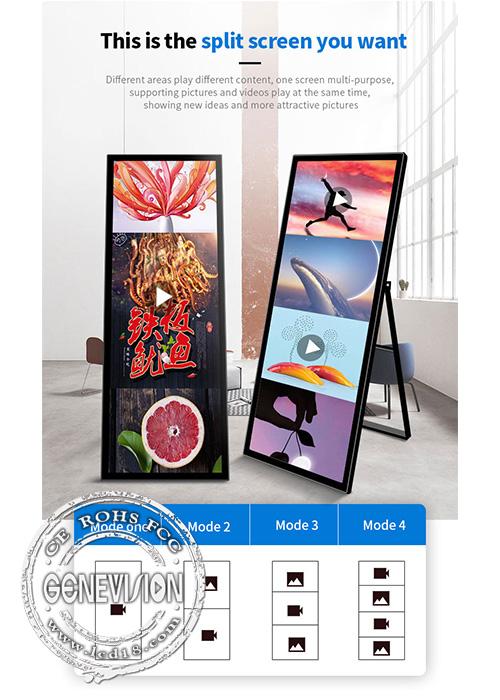 65 Plakat der digitalen Beschilderung des Zoll-3840x2160P Android WiFi