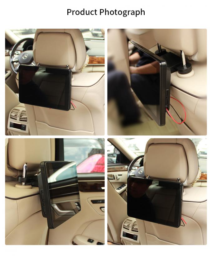 10,1“ IPS-Platten-Plastiktouch Screen Taxi-Kopflehnen-Monitor-Android-digitale Beschilderung mit 4G und GPS