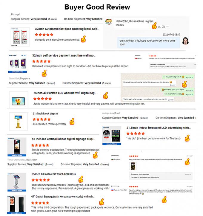 21,5" All-in-One Selbstbedienungs-Touchscreen-Kiosk für Krankenhäuser, Banken, Finanzen mit automatischem Warteschlangen- und Informationssystem 1