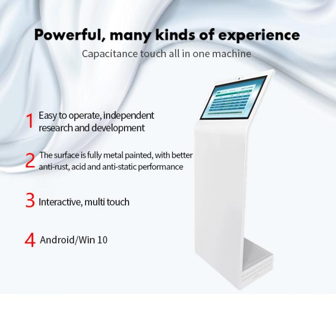 21,5" All-in-One Selbstbedienungs-Touchscreen-Kiosk für Krankenhäuser, Banken, Finanzen mit automatischem Warteschlangen- und Informationssystem 5