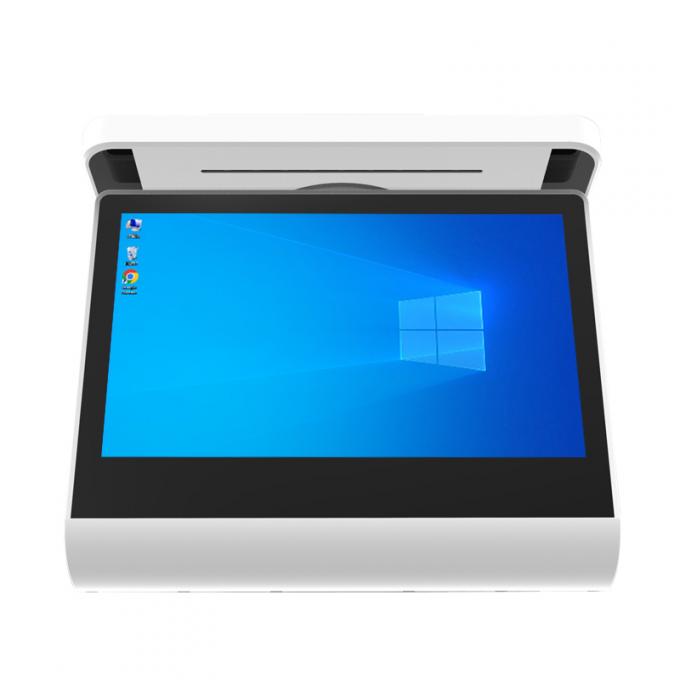Android-Desktop Zweifachbildschirm Kassenregister Bildschirm mit 80mm Drucker und Scanner 11,6 Zoll + 11,6 Zoll 2GB + 32GB POS-Systeme Maschinenterminal 0