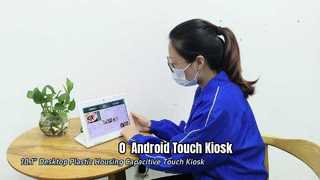 Desktop-ABS-Shell 10,1-Zoll-Tisch-Android 10.0 PCAP-Touchscreen-Kiosk