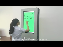 32 Zoll Outdoor-Touchscreen Selbstbedienungskiosk mit Quittungsdrucker und QR-Code-Scanner