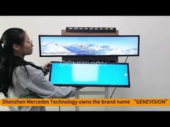 19.5 Zoll bis 88 Zoll 2K 4K Android-USB-Aktualisierungsregal Rand LCD-Stretchbildschirm mit kostenlosem CMS