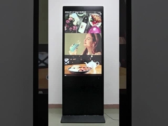 49 Zoll 450nits LED-Lichtbar Streifen Dekoration AG Glas LCD Werbe Kiosk mit Kamera