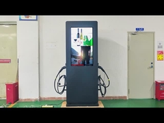 OCPP 1.6 Protokoll 43 Zoll Außen IP65 Wasserdicht Android LCD Kiosk mit EV-Ladegerät