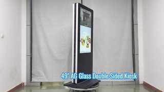 49 Zoll 4K AG Glas doppelseitiger LCD-Kiosk