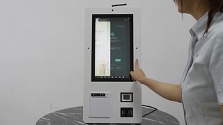 24-Zoll-Hotel-Selbst-Check-in/-out-Touchscreen-Kiosk