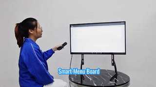 32" 43" rechtwinkliges Android-Menüboard mit kostenlosem CMS und Cloud-Server