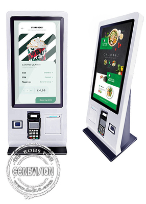 24 Zoll-WiFi-Tischplattenselbstservice-ZahlungsTouch Screen Kiosk, der NFC-Kreditkarte stützt