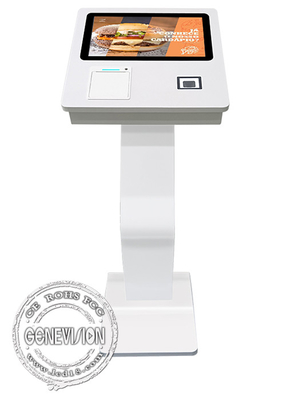 15,6 Zoll-WiFi-Scanner-Landschaftsselbstservice-Touch Screen Kiosk mit Drucker Free Standing