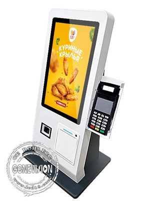 Countertop-Empfangs-Drucker-Touch Screen Self-Service-Kiosk Positions-Anschluss 21,5 Zoll