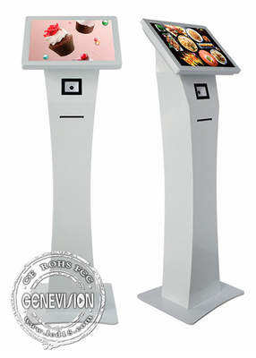 Freier stehender Selbstservice-Kiosk 21,5 Bildschirm- mit Thermal-Drucker