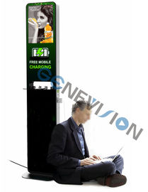 Innen-Totem der Moble-Telefon-Ladestations-digitalen Beschilderung Aufladungskiosk des 21,5 Zoll lcd-Werbungsspieler-Handys